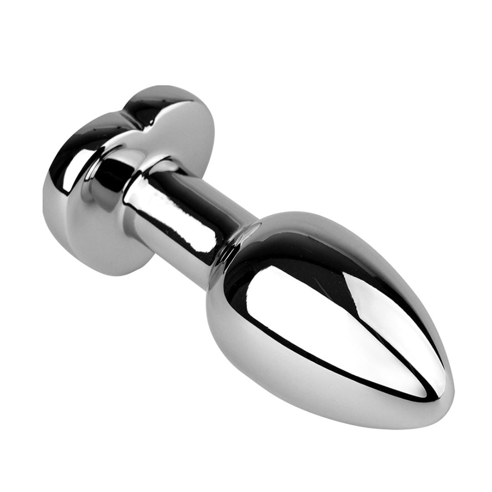 Plug Anal De Luxo Em Metal Com Led E 12 Modos De Vibração Pequeno Vibe Toys - Imagem 2