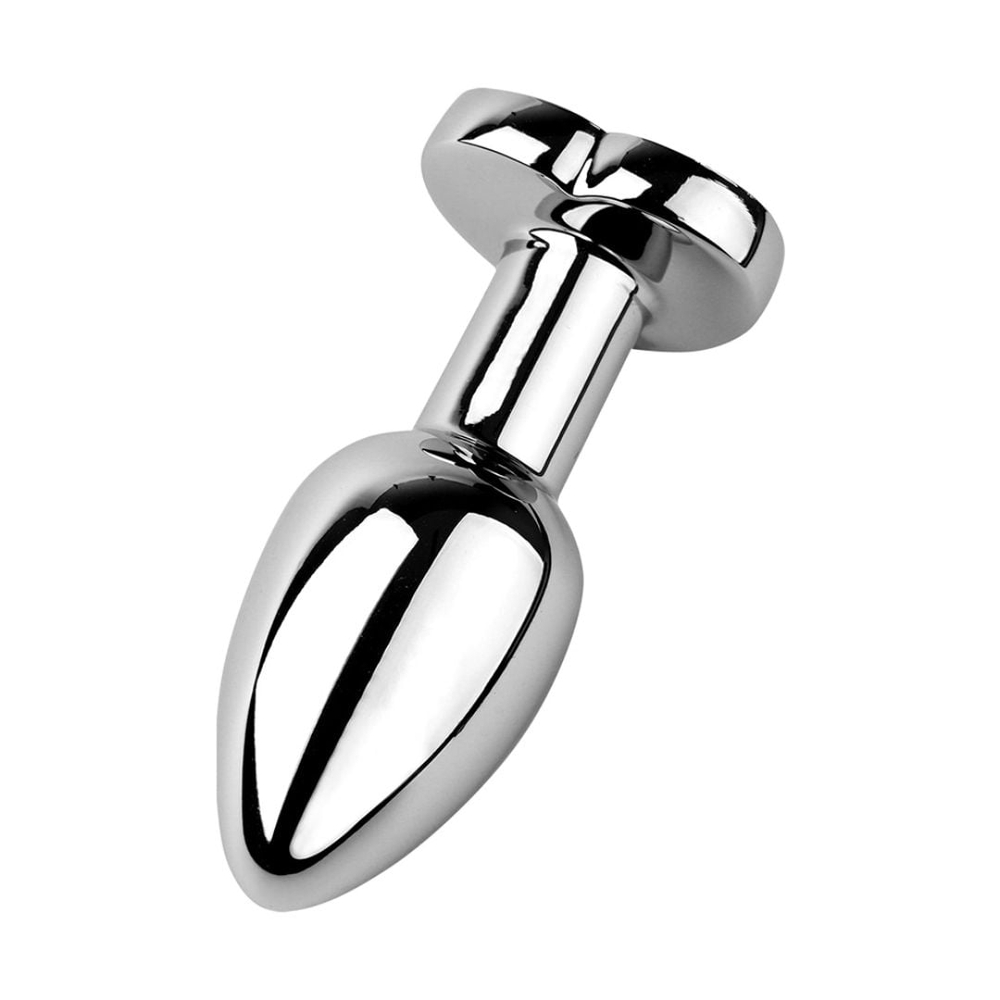 Plug Anal De Luxo Em Metal Com Led E 12 Modos De Vibração Pequeno Vibe Toys - Imagem 4
