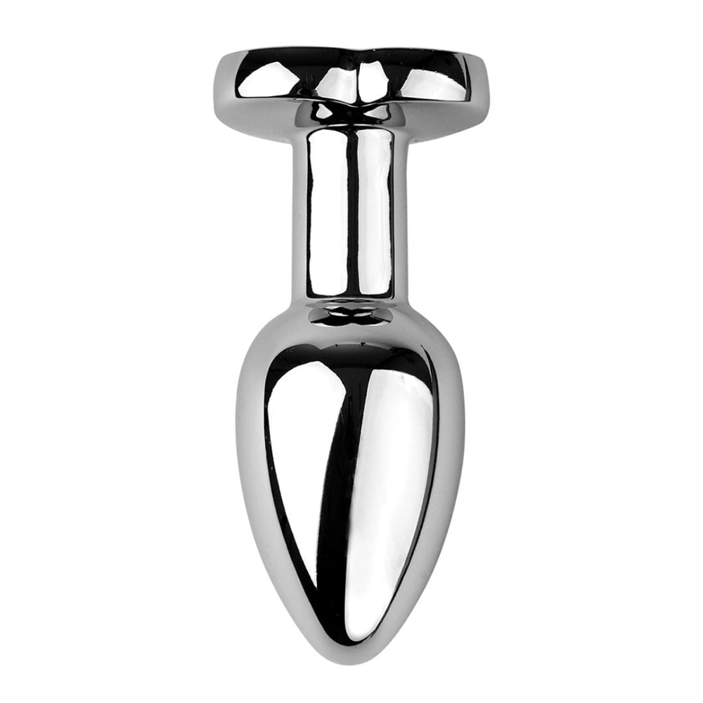 Plug Anal De Luxo Em Metal Com Led E 12 Modos De Vibração Pequeno Vibe Toys - Imagem 5