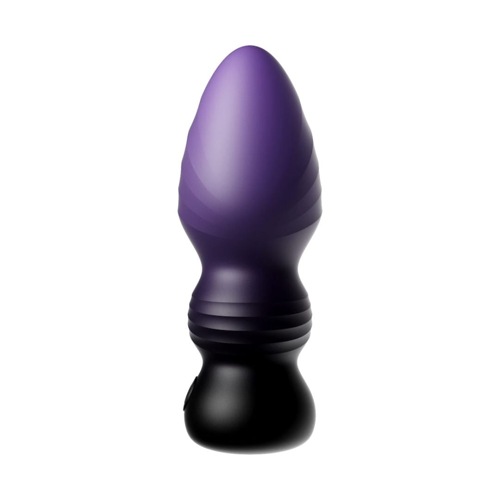 Plug Anal Gradiente Com Motor Duplo Com 7 Modos De Vibração E Controle Remoto - Imagem 9