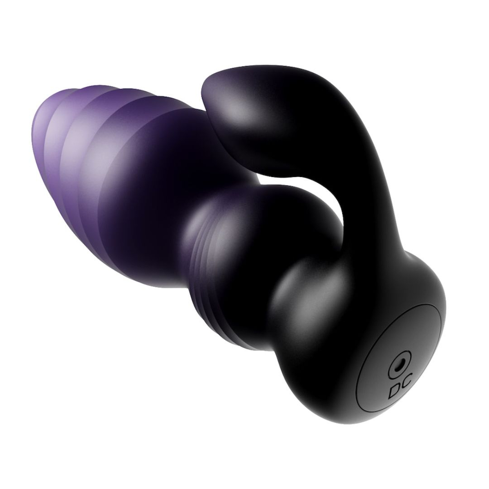 Plug Anal Gradiente Com Motor Duplo Com 7 Modos De Vibração E Controle Remoto - Imagem 7