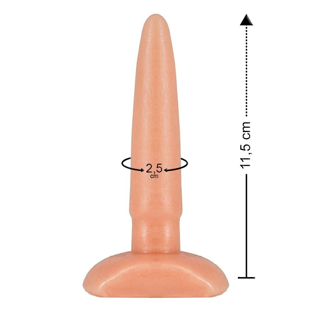 Plug Anal Maciço 11,5 X 2,5Cm Prazer & Cia - Imagem 3