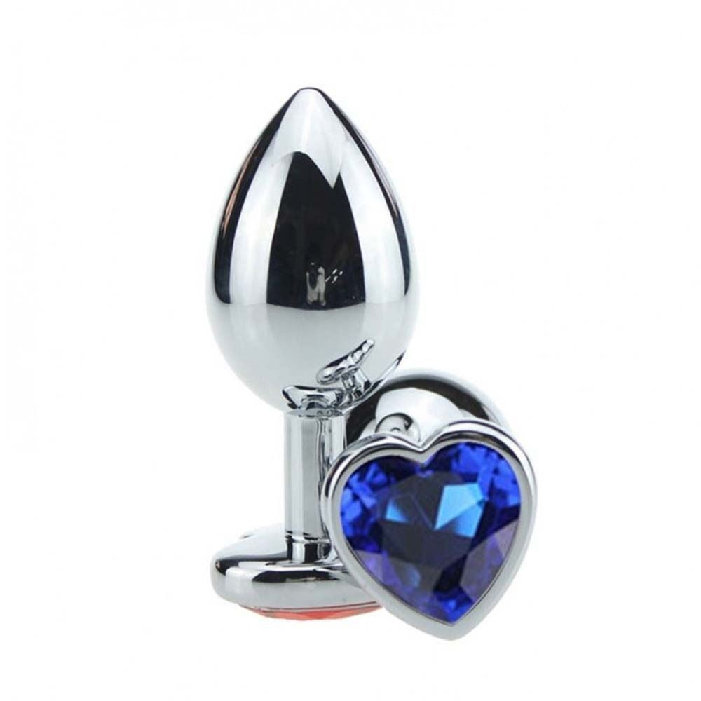Plug Anal Metal Coração Grande Vibe Toys - Imagem 4