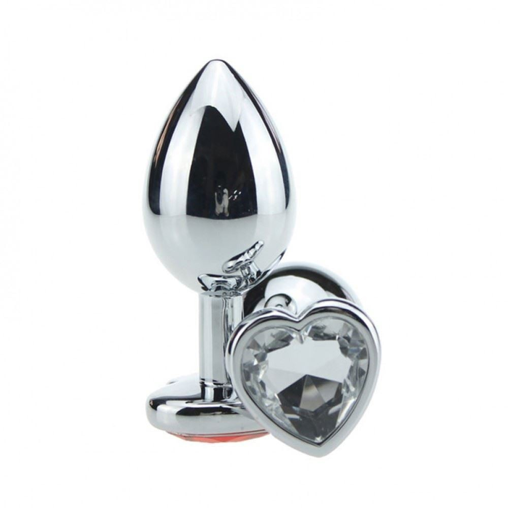 Plug Anal Metal Coração Grande Vibe Toys - Imagem 5