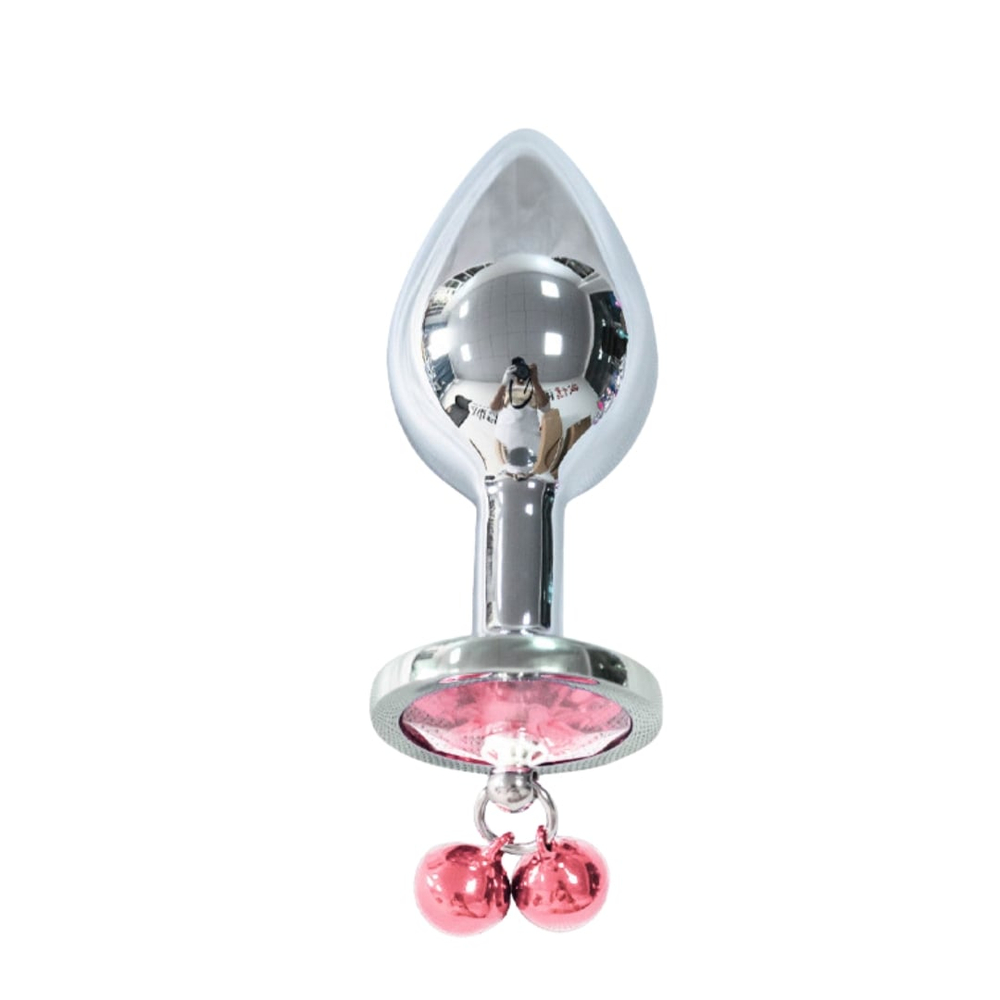 Plug Anal Metal Pequeno Com Sino E Pedra Vibe Toys - Imagem 5