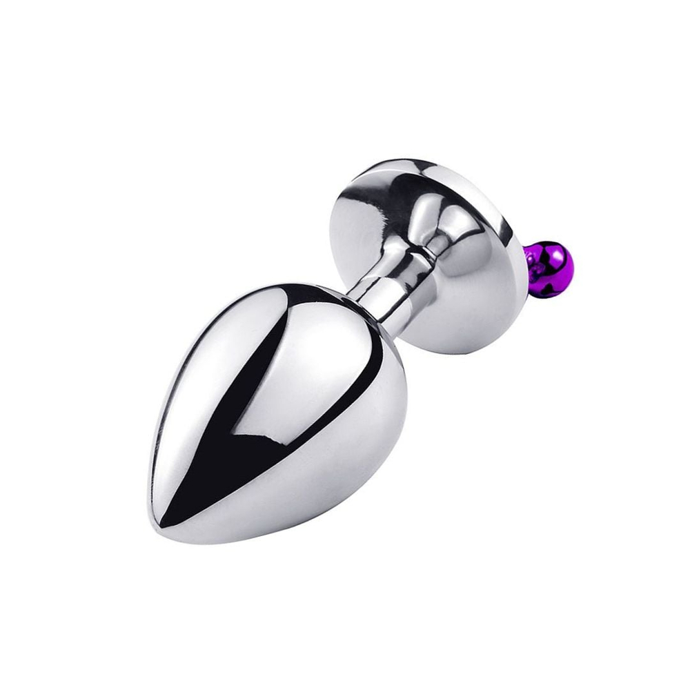 Plug Anal Metal Pequeno Com Sino E Pedra Vibe Toys - Imagem 7