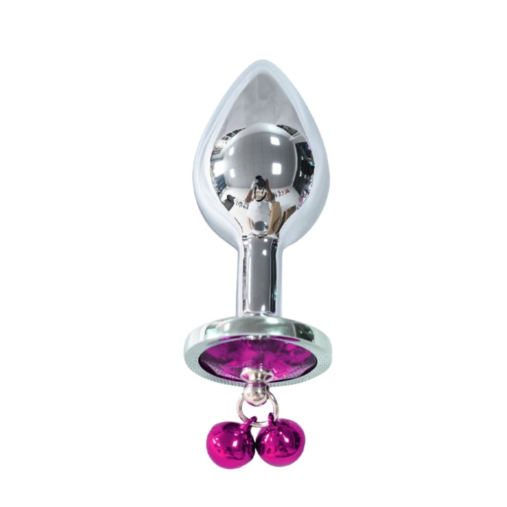 Plug Anal Metal Pequeno Com Sino E Pedra Vibe Toys - Imagem 8