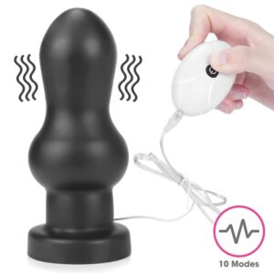 Plug Anal Rammer 10 Vibrações E Controle Com Fio 18 X 8,3Cm Lovetoy