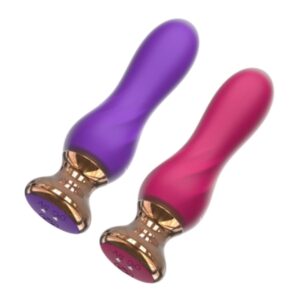 Plug Anal Return Em Silicone Com Controle Sem Fio 10 Vibrações Imoon