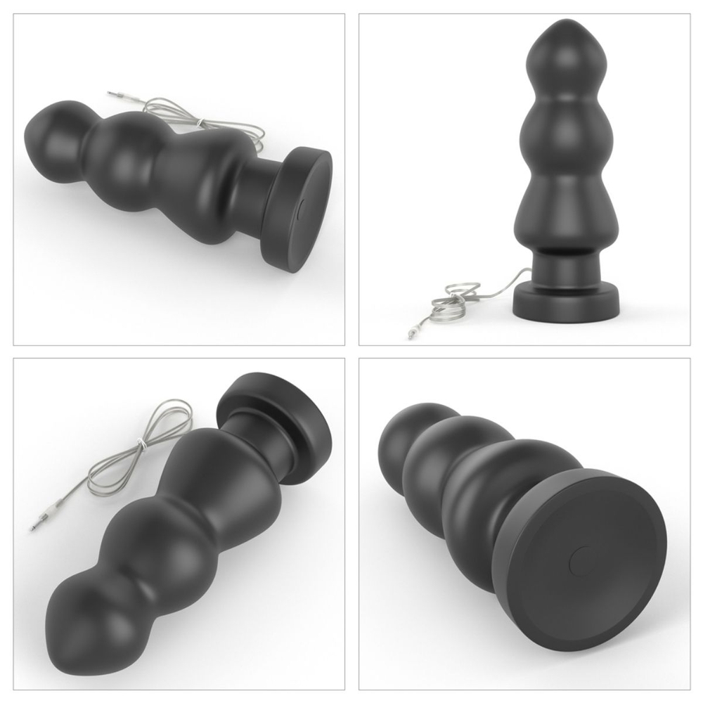 Plug Anal Rigger 10 Vibrações E Controle Com Fio 20 X 7Cm Lovetoy - Imagem 5