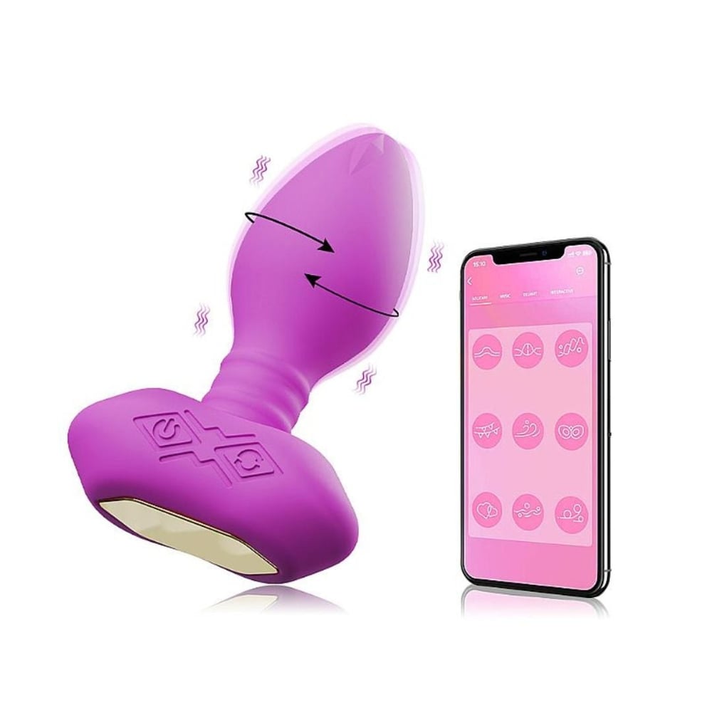 Plug Anal Rolling 9 Vibrações E 6 Modos De Rotação App Control - Imagem 4