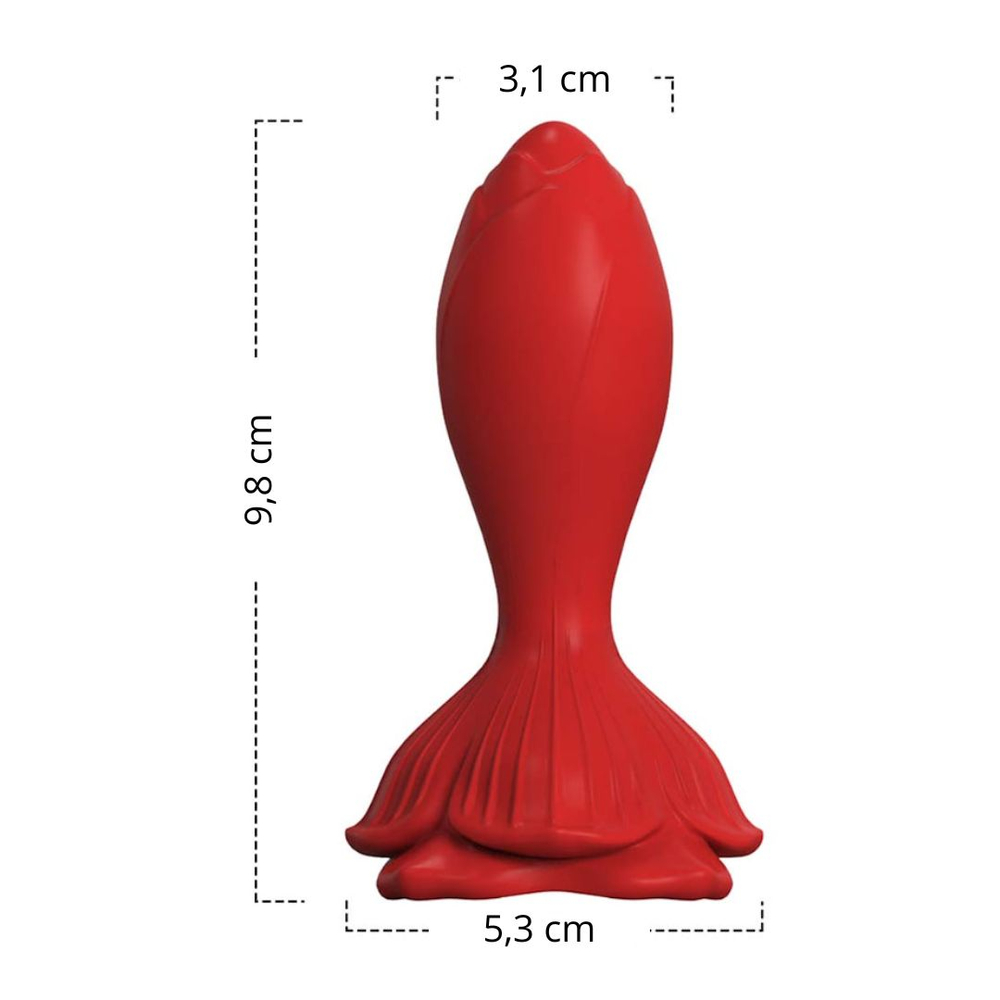 Plug Anal Rosebud 9 Modos De Vibração Com Controle Remoto Vibe Toys - Imagem 4