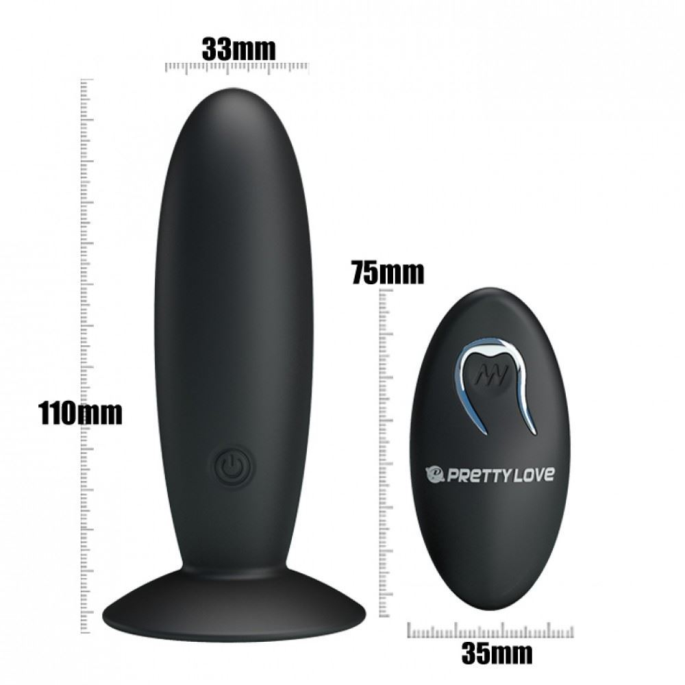 Plug Anal Wireless Pretty Love Com 12 Vibrações - Imagem 3