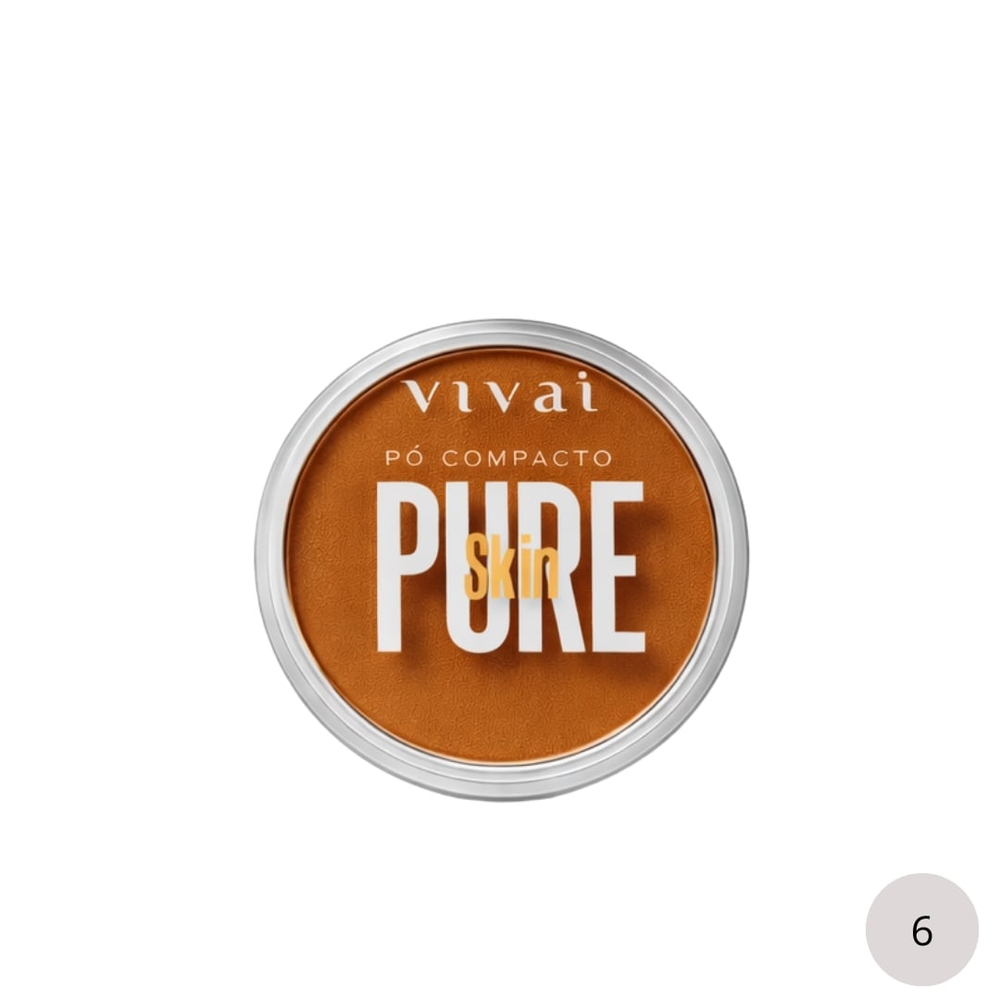 Pó Compacto Pure Skin Cores 2.0 Vivai - Imagem 4