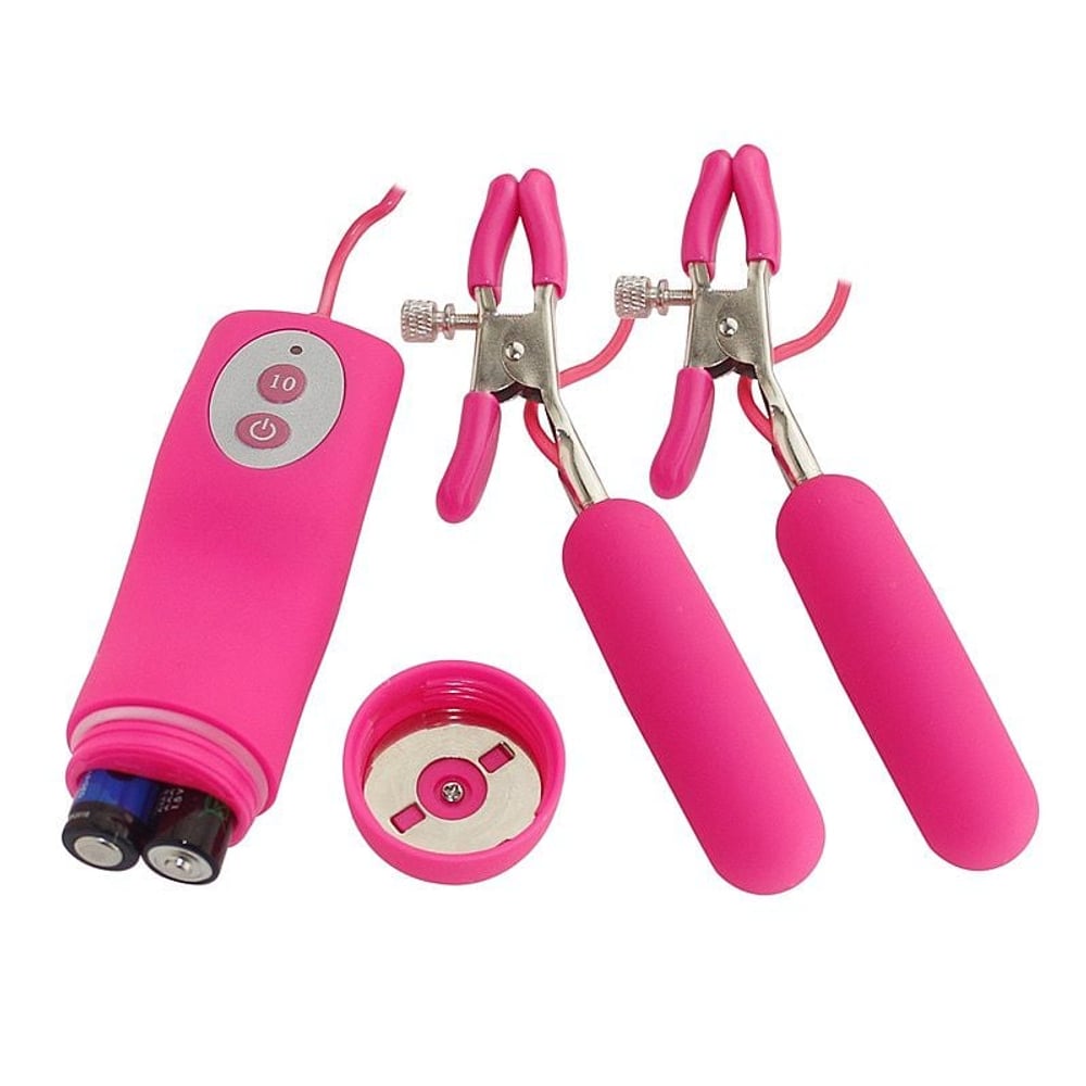Prendedor De Mamilos Com Vibração Vibe Toys - Imagem 3