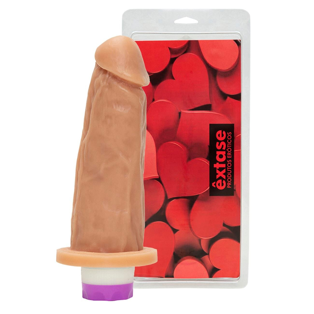 Prótese Com Vibrador Interno Kong 16,5 X 4,5Cm Êxtase - Imagem 2