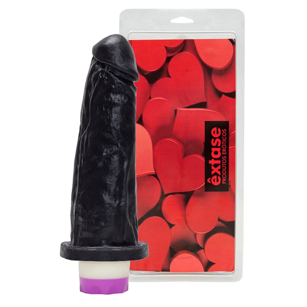 Prótese Com Vibrador Interno Kong 16,5 X 4,5Cm Êxtase - Imagem 6