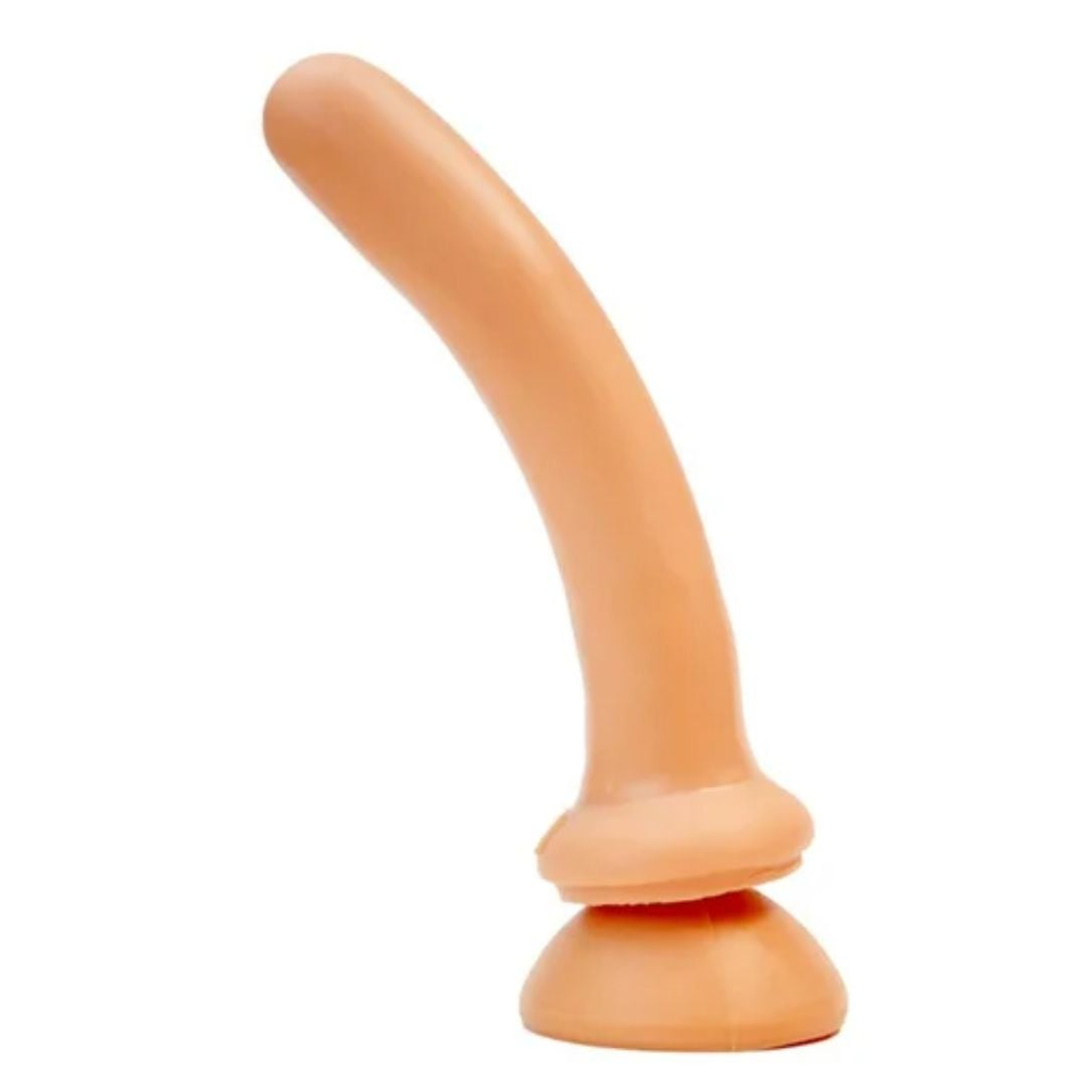 Prótese Maciça Com Ventosa 19 X 4Cm Linha Soft Line Ktoy - Imagem 3