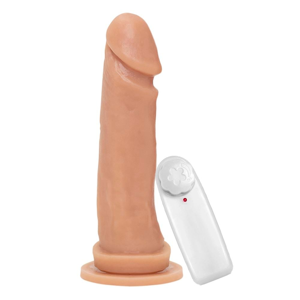 Prótese Maciça Com Vibro E Ventosa 17 X 4,2Cm Êxtase - Imagem 3