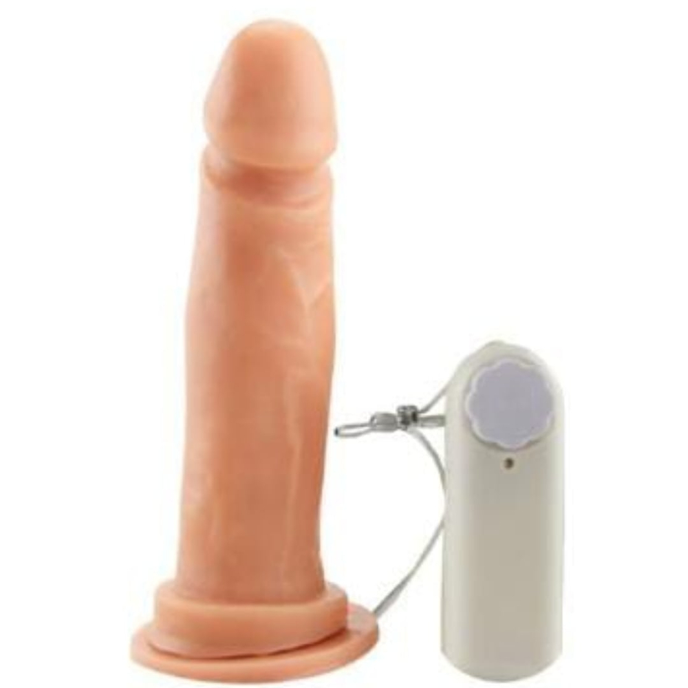 Prótese Maciça Com Vibro E Ventosa 17 X 4,2Cm Êxtase - Imagem 4
