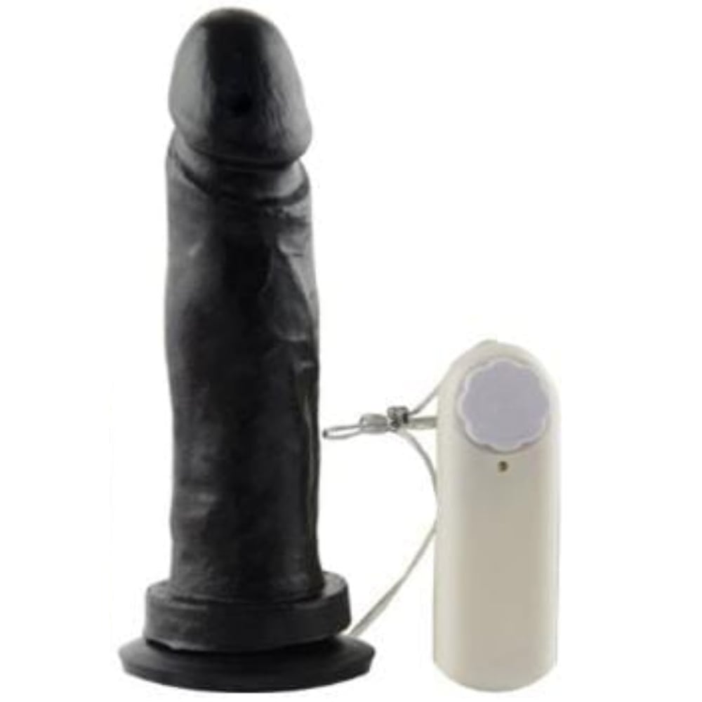 Prótese Maciça Com Vibro E Ventosa 17 X 4,2Cm Êxtase - Imagem 5