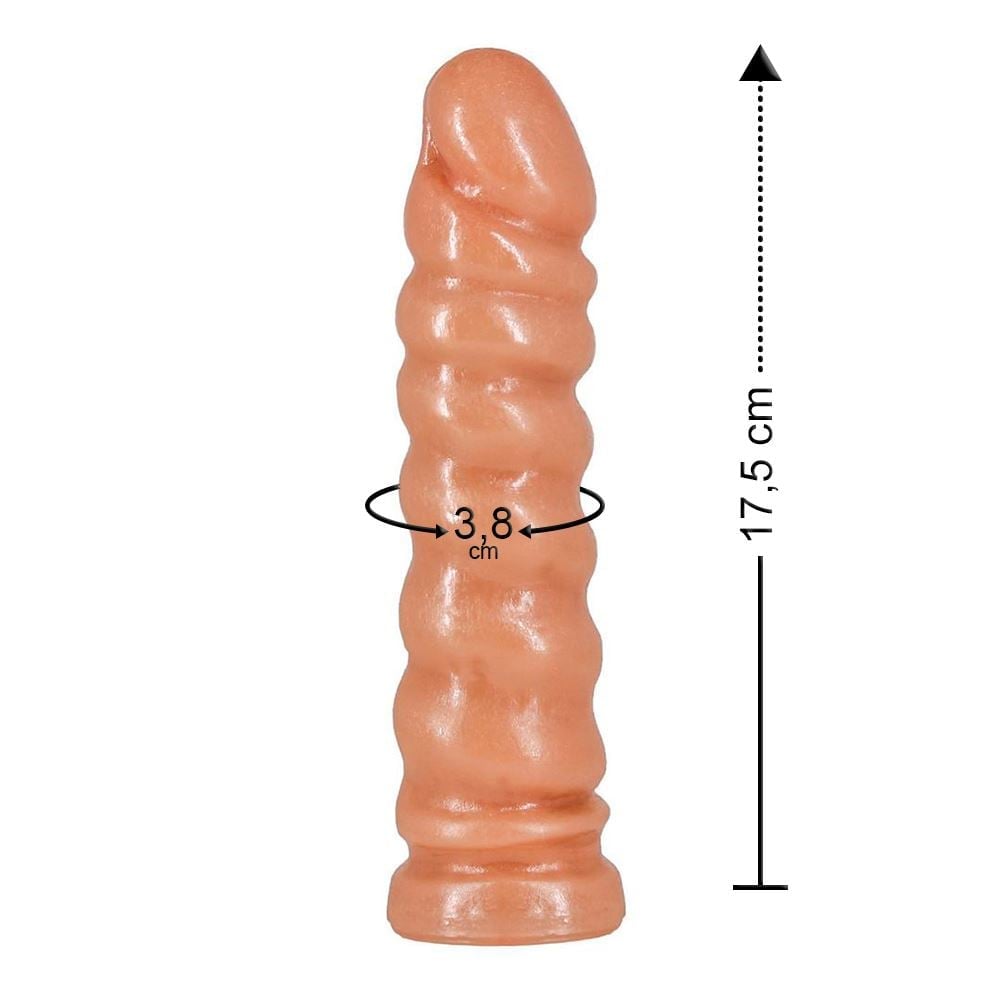 Pênis Realístico Maciço Monster 20,5 X 4,7Cm Linha Pura Luxúria Sexy Fantasy - Imagem 4