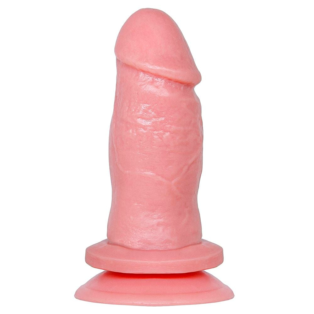 Prótese Realística Com Ventosa E Vibro 11,7 X 3,8 Cm Prazer&Cia - Imagem 3