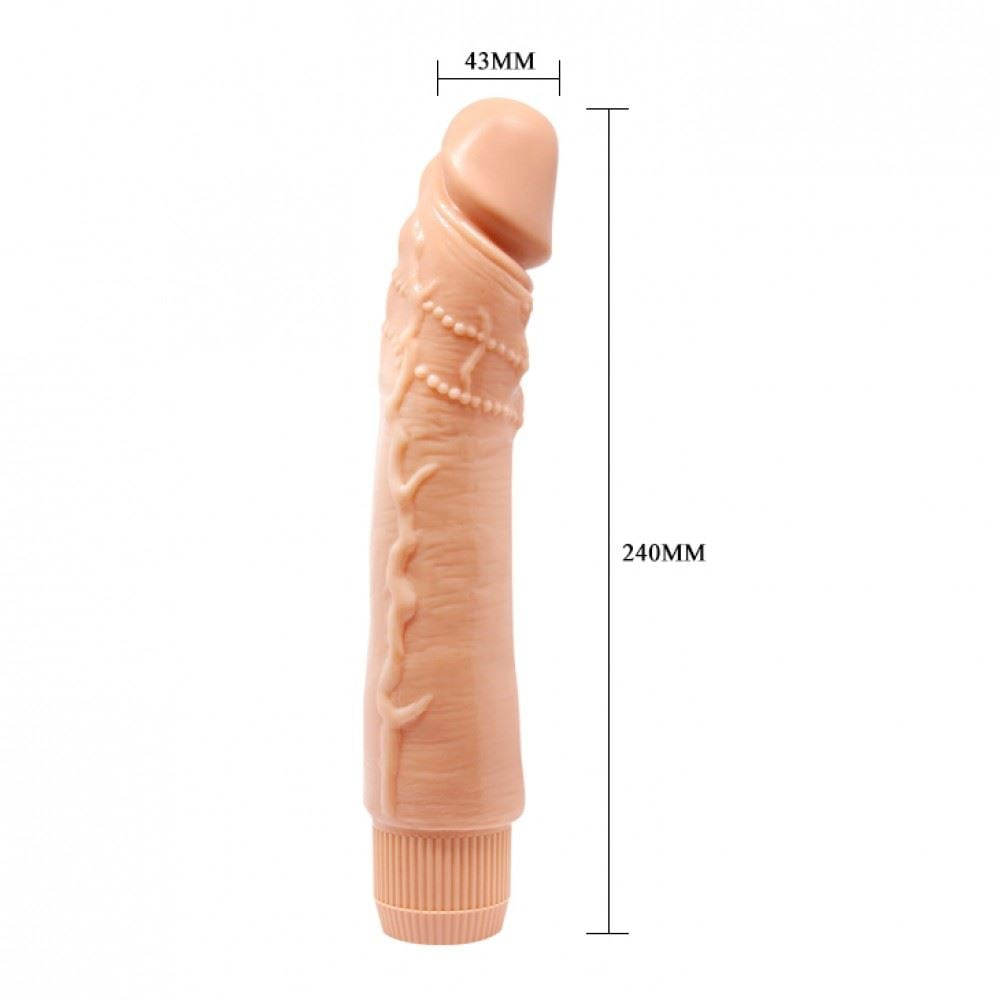 Prótese Realística Dybbuck Com Vibrador Interno 24 X 4,3Cm Vibe Toys - Imagem 7