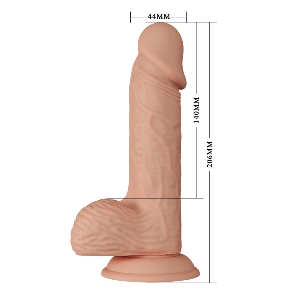 Prótese Realística Vibratória Catoblepas Com Escroto E Ventosa 20,6 X 4,1Cm - Imagem 8