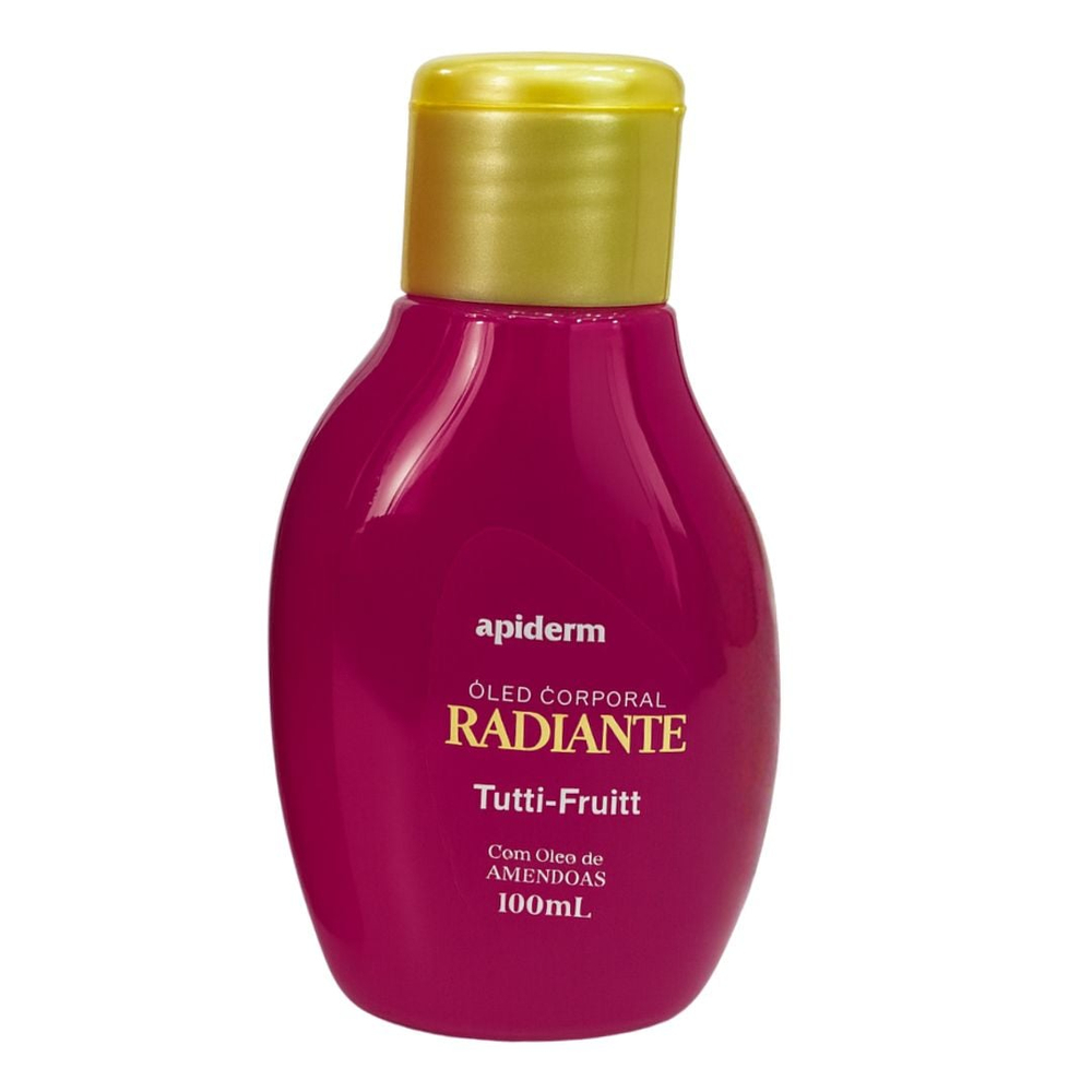 Radiante Óleo Hidratante Corporal De Tutti-Fruitti 100Ml Apiderm - Imagem 2