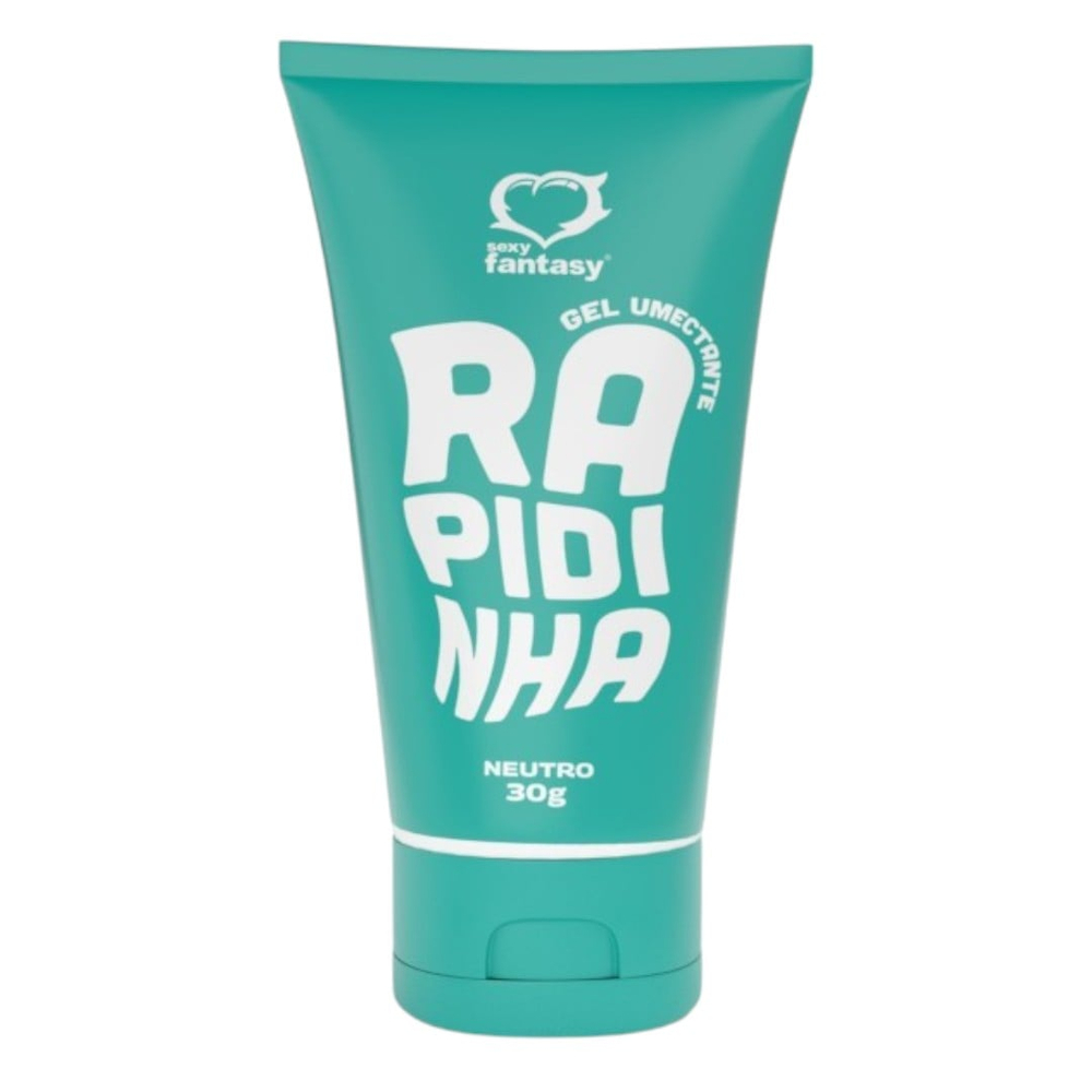 Rapidinha Gel Umectante Lubrificante Neutro 30G Sexy Fantasy