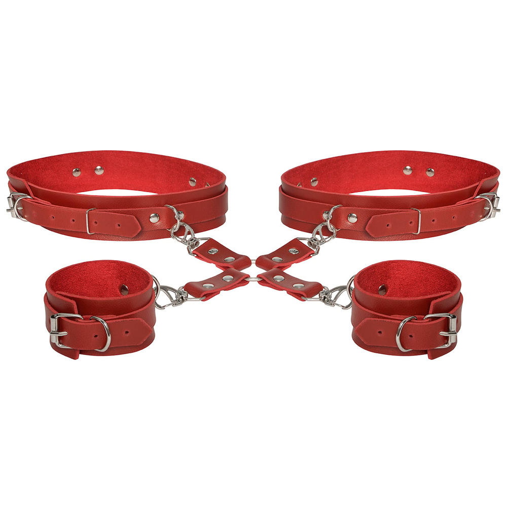 Restritor Creta-X Ajustável Para Coxas E Pulsos Dominatrix - Imagem 4
