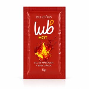 Sachê Lub Hot Gel Beijável De Massagem 5G Delicious