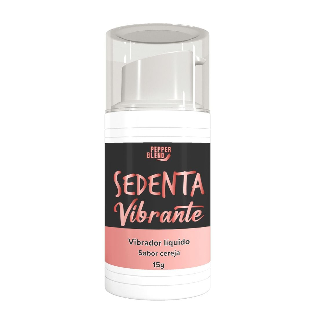 Sedenta Vibrante Gel Vibrador Líquido Beijável 15G Pepper Blend - Imagem 2