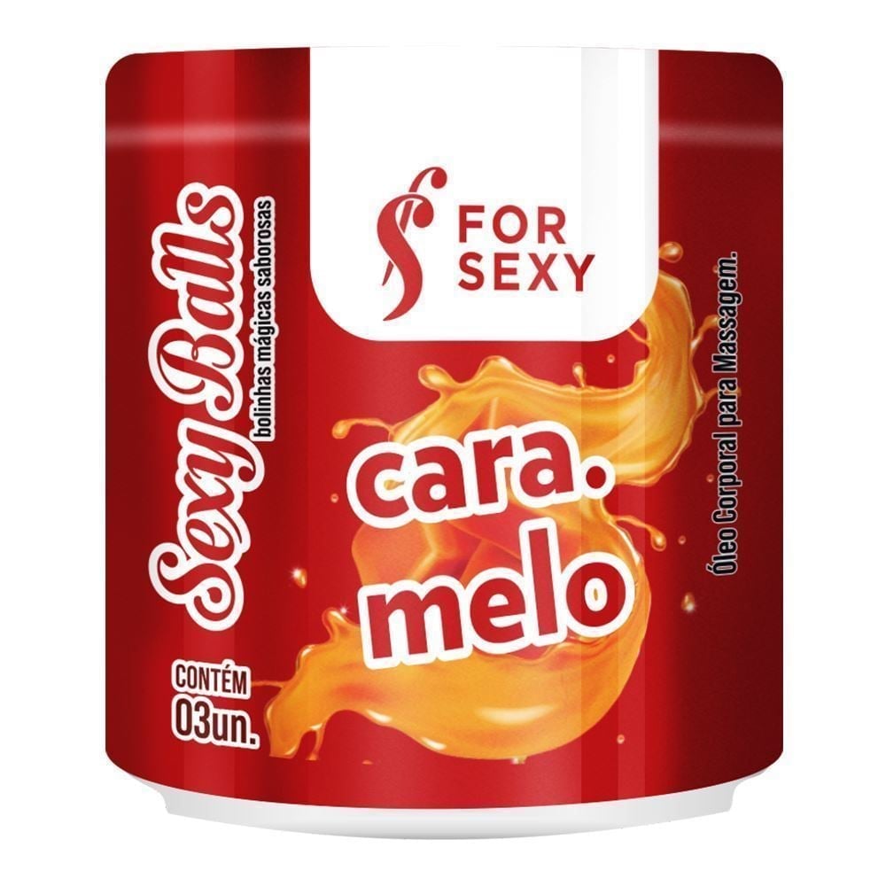 Sexy Balls Beijável Óleo Corporal Em Bolinha 3Uni Forsexy - Imagem 2
