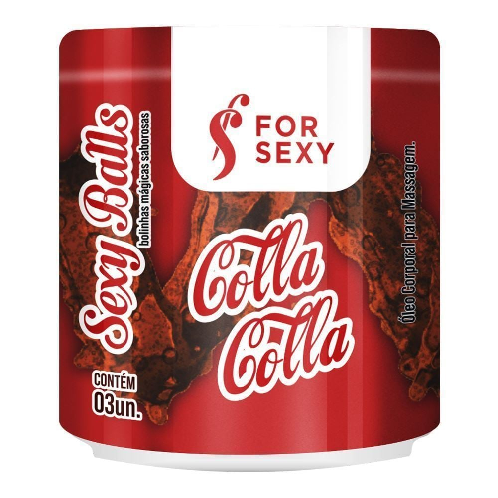 Sexy Balls Beijável Óleo Corporal Em Bolinha 3Uni Forsexy - Imagem 4