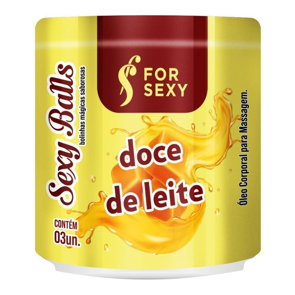 Sexy Balls Beijável Óleo Corporal Em Bolinha 3Uni Forsexy - Imagem 5