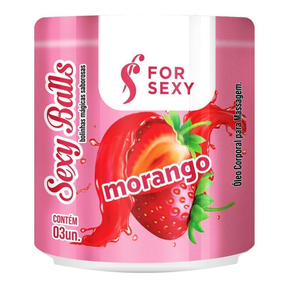 Sexy Balls Beijável Óleo Corporal Em Bolinha 3Uni Forsexy - Imagem 9