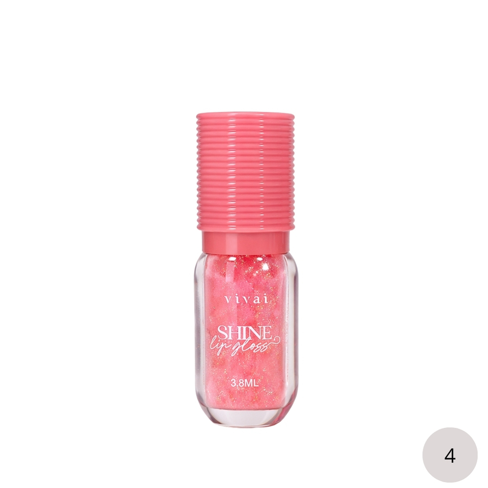 Shine Lip Gloss Colors 3,8Ml Vivai - Imagem 5