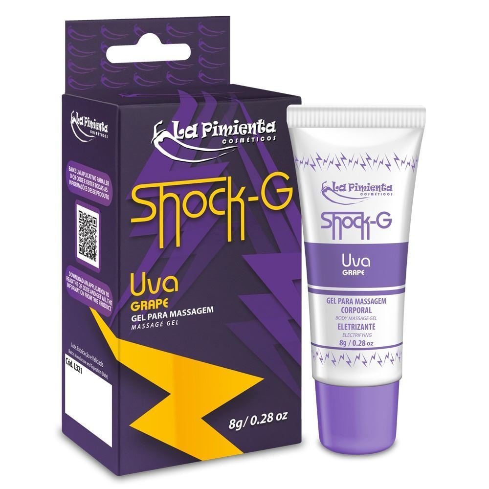 Shock - G Gel Beijável Eletrizante Excitante 8G La Pimenta - Imagem 5