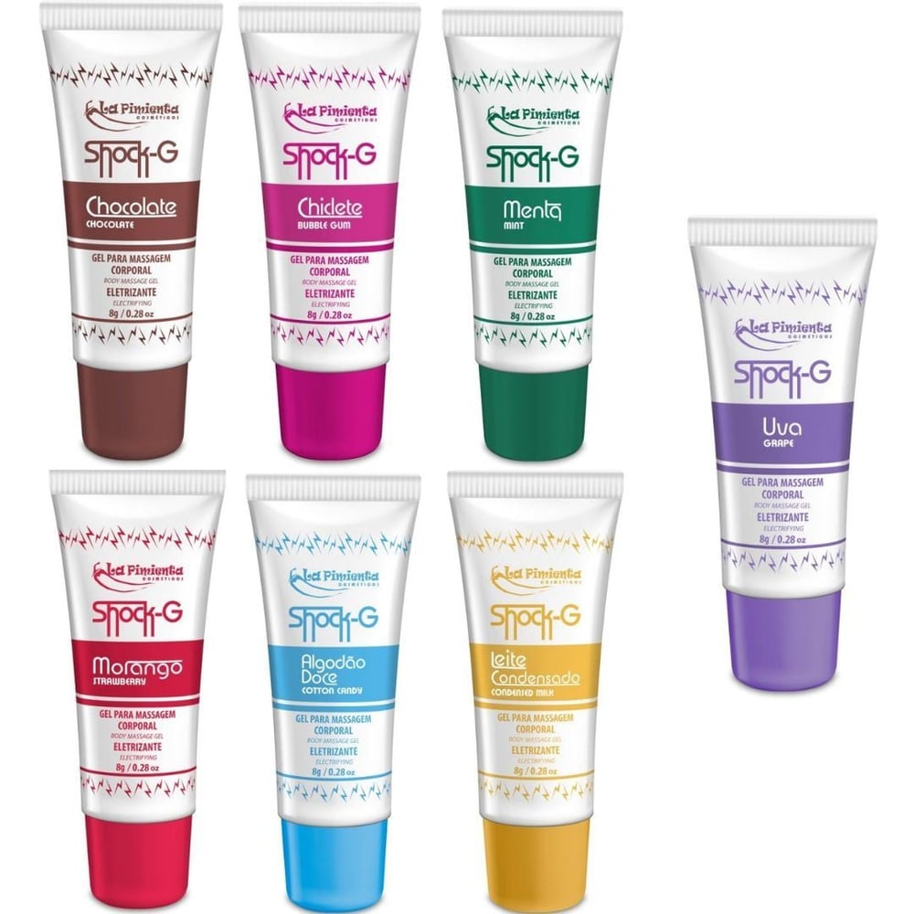 Shock - G Gel Beijável Eletrizante Excitante 8G La Pimenta