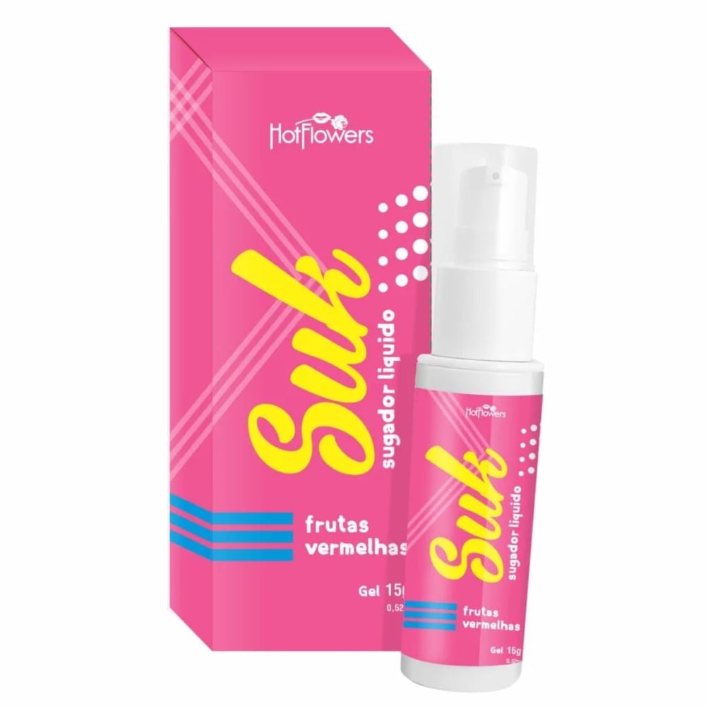 Suk Gel Sugador Líquido 15G Hot Flowers - Imagem 2