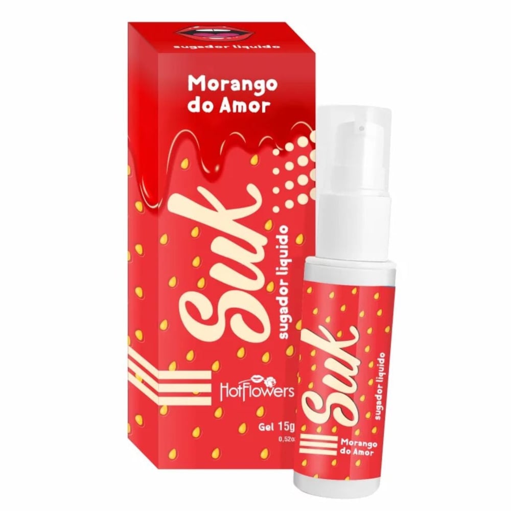 Suk Gel Sugador Líquido 15G Hot Flowers - Imagem 3