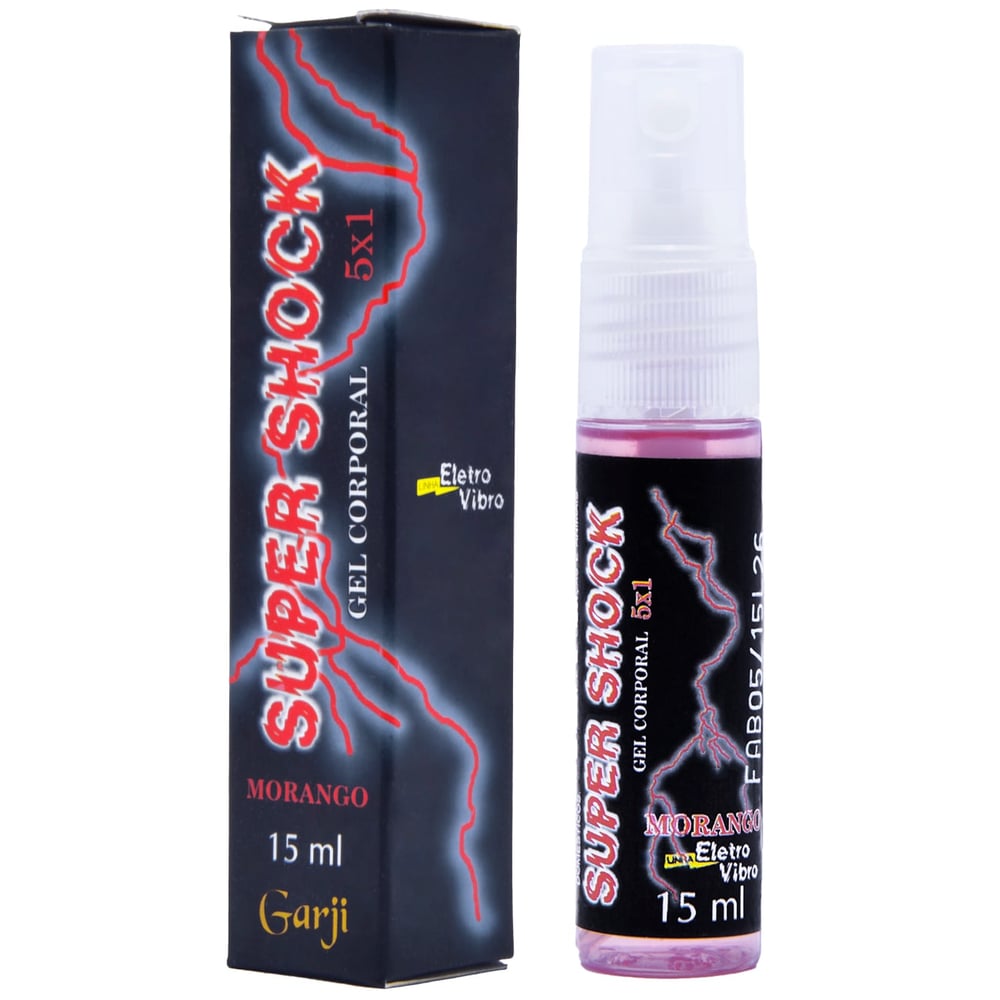 Super Shock Excitante Elétrico 15Ml Garji - Imagem 2