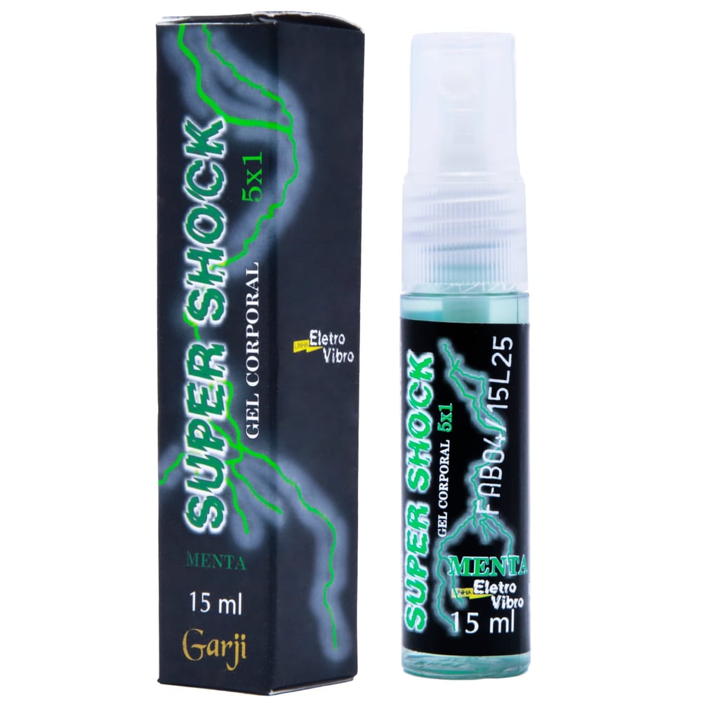 Super Shock Excitante Elétrico 15Ml Garji - Imagem 3