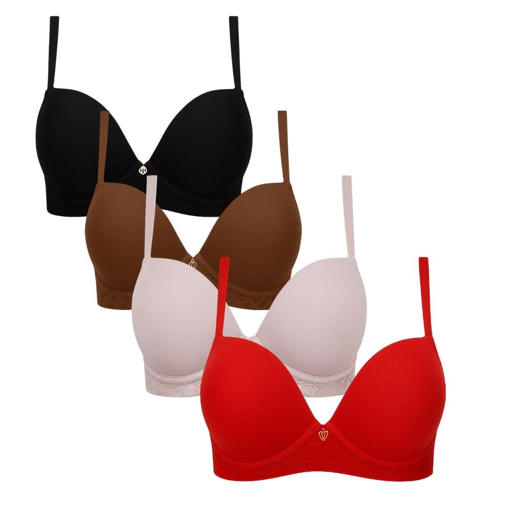Sutiã Copa C Base De Renda Reforçado Vaydosa Lingerie - Imagem 2