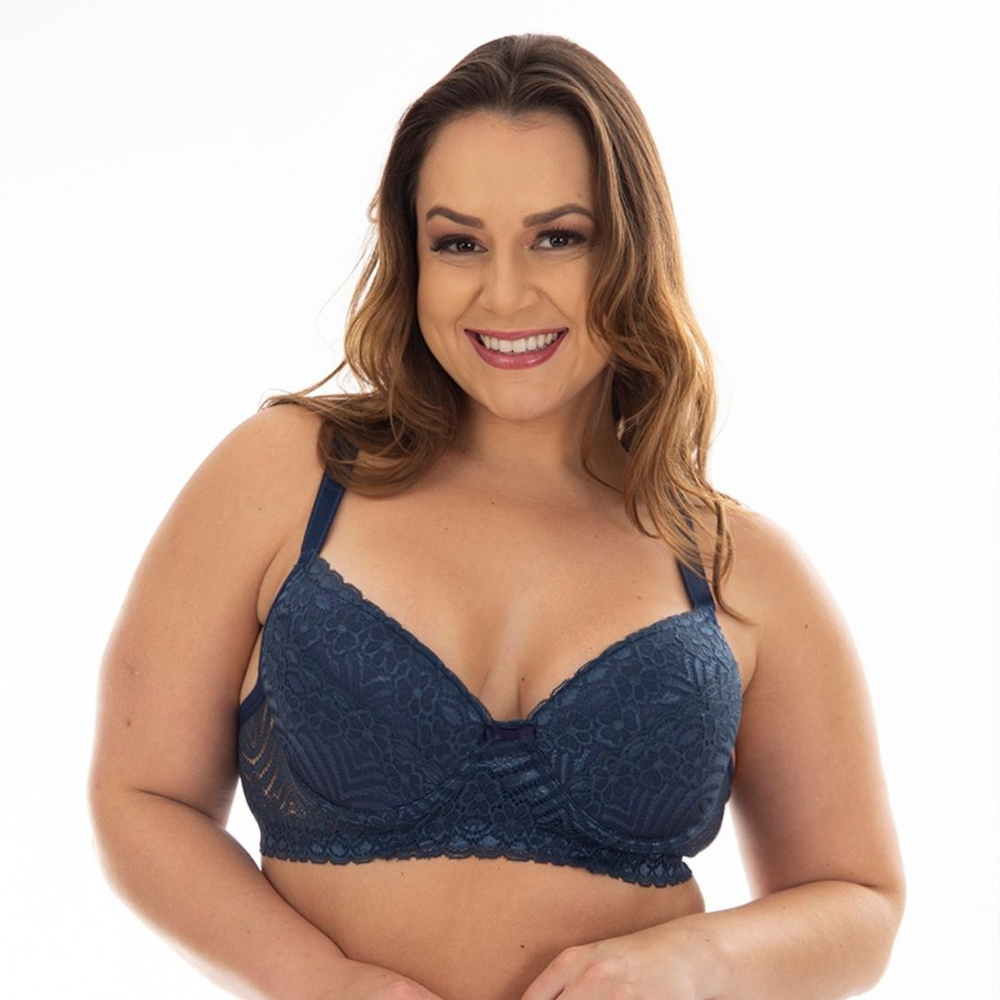 Sutiã Plus Size Em Renda Reforçado Patitex - Imagem 9