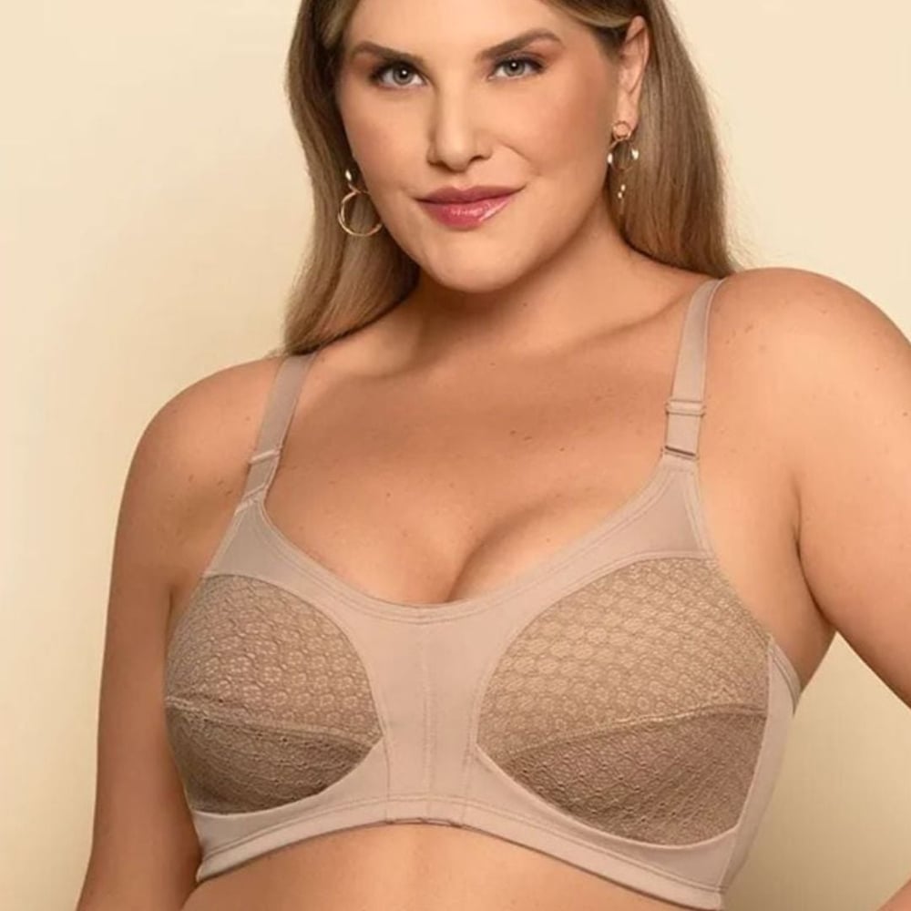Sutiã Plus Size Sem Bojo E Aro Cobertura Total Linha Charme Nayane - Imagem 2