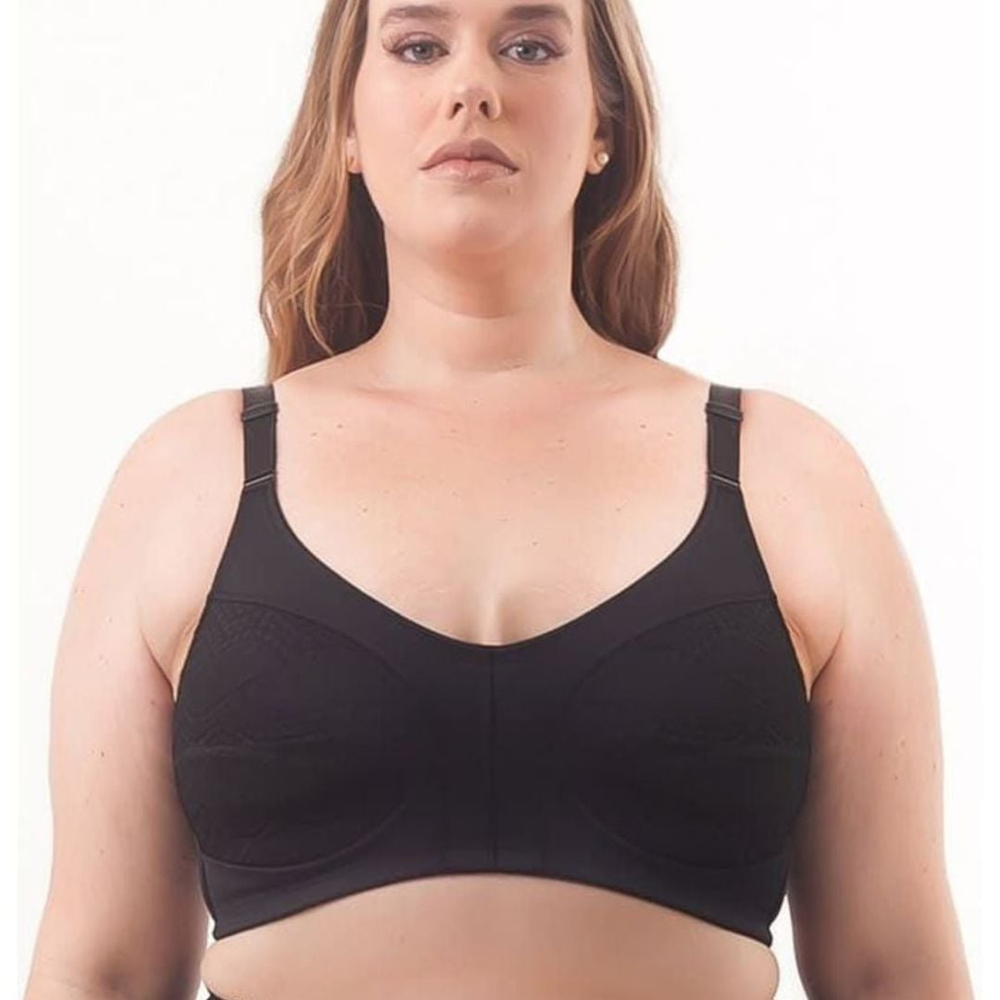 Sutiã Plus Size Sem Bojo E Aro Cobertura Total Linha Charme Nayane - Imagem 5