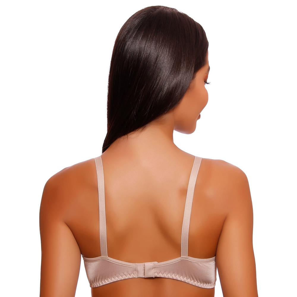 Sutiã Reforçado Sem Bojo Em Microfibra Sensual Lingerie - Imagem 4